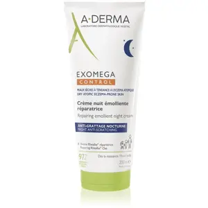 A-Derma Exomega Control Crème Nuit Emolliente Réparatrice | 200 ml pas cher