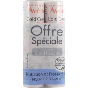 Avène Cold Cream Stick Lèvres Nourrissant Lot de 2 x 4g pas cher