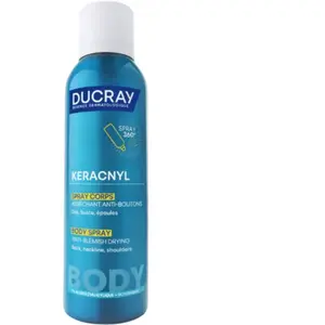 Ducray Keracnyl Spray corps asséchant anti-boutons 150ml pas cher