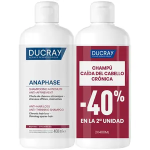Ducray Anaphase champú anticaída y antiafinamiento pack 2 x 400 ml pas cher