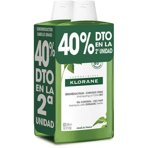 Klorane Klorane Champu Ortiga 2x400ml Ba pas cher