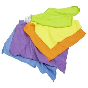 JMB+ Torchons microfibres - PROVENCE OUTILLAGE - 30x40cm - 5 pièces - Couleur Violet - Fibre Synthétique pas cher
