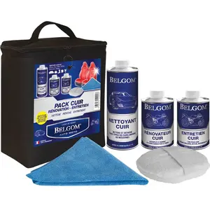 BELGOM - Pack Cuir Rénovation & Entretien pas cher