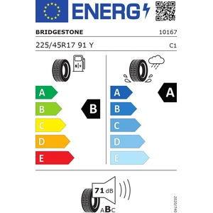 Bridgestone T005 225/45 R17 91Y pas cher