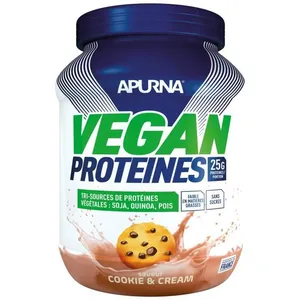 Apurna Vegan Protéines Cookie & Cream 660g pas cher