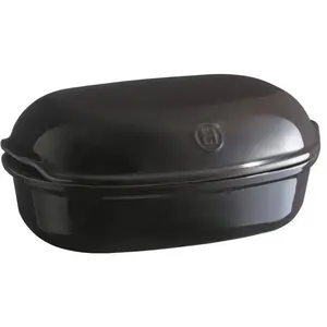 Comparateur de prix : Emile Henry EH799501 Pain artisan, Céramique, Noir Fusain, 5 liters