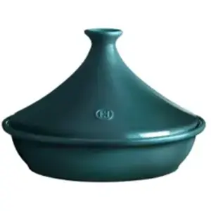 Casserole Emile Henry Tajine 5532 Flame 32cm Bleu pavot pas cher