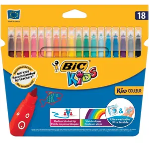 BIC POCH 18 FEUT KID COULEUR ASS pas cher