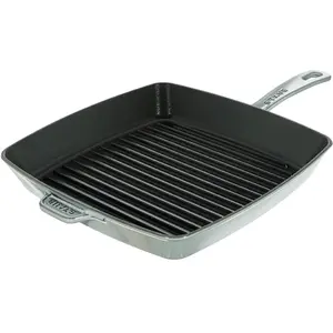 STAUB Barbecue carré - Gris graphite - 30 cm