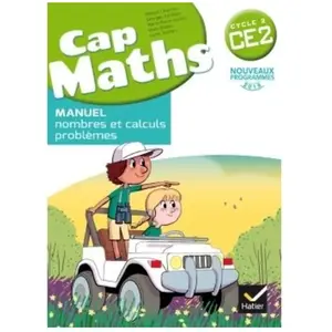 Hatier CAP Maths CE2 Éd. 2017 - Livre élève Nombres et calculs + cahi... pas cher