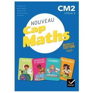 Hatier Cap Maths - Cm2 - Livre Élève Nombres Et Calculs + Cahier Géometrie + Dico Maths (Édition 2021)Vendu paramazon