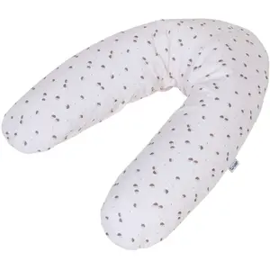 Coussin de maternité - TINEO - Jersey de coton - Ecru / Hérissons pas cher
