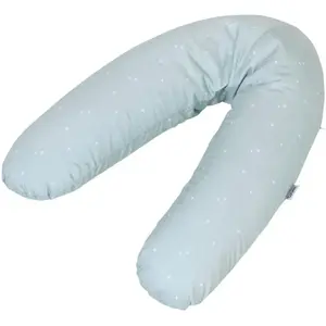 Coussin de maternité - TINEO - Jersey de coton - Vert deau / Étoiles pas cher
