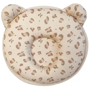 Candide P’tit Panda Baby Hoofdkussen   Tegen Afgeplat Hoofdje   Leopard Print   0-6 maanden