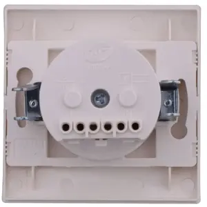 Prise avec terre - Mirage - Chantier - Rectangulaire - A encastrer - PlastiqueVendu parcdiscount