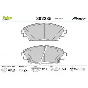 Plaquette de frein gamme first Mazda cx-3 04.15> - VALEO - 302285 pas cher