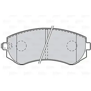 Plaquette de frein gamme first Nissan alMercedesa RR - VALEO - 302062 pas cher