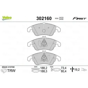 VALEO PLAQ FREIN FIRST MERC C CLASS 01.07> FR pas cher