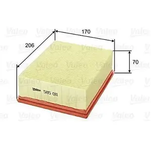 Valeo 585011 Filtre à air pas cher