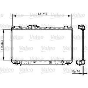Valeo 734498 Radiateur, refroidissement du moteur pas cher