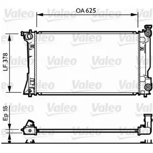 Valeo 734712 Radiateur, refroidissement du moteur pas cher