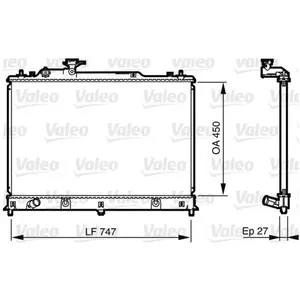 Valeo 735577 Radiateur, refroidissement du moteur pas cher