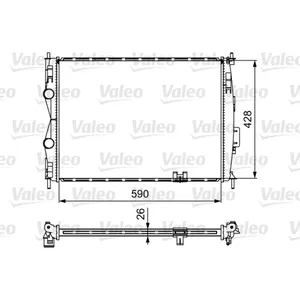 VALEO Radiateur moteur pour NISSAN: Qashqai (Ref: 735116) pas cher