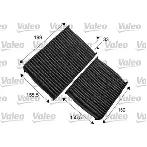 Comparateur de prix : Valeo 715557 Cabin Air Filter COMBINED with Active Carbon