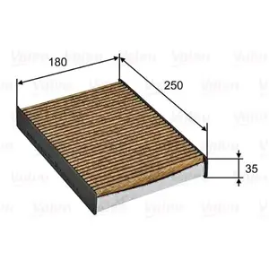 VALEO Filtre habitacle PROTECT MAX 701032 Polyphénol avec charbon acti...Vendu paroscaro