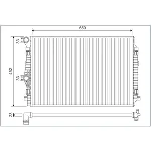 VALEO Radiateur moteur pour SEAT: Ateca, Tarraco, Leon & VOLKSWAGEN: C... pas cher