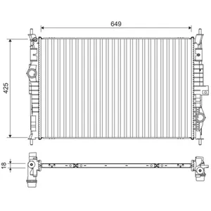 VALEO Radiateur moteur pour OPEL: Grandland (Ref: 701109) pas cher