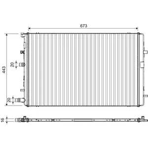 VALEO Radiateur moteur pour RENAULT: Mégane, Talisman, Kangoo, Scénic ...Vendu paroscaro