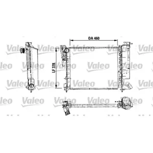 Valeo 816715 Radiateur, refroidissement du moteur pas cher
