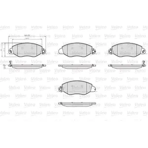VALEO Plaquettes de frein X4 pour FORD: Transit/Tourneo (Ref: 873577)Vendu paroscaro