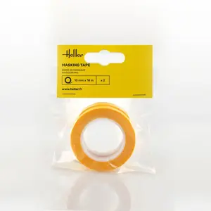 Comparateur de prix : Heller 99013 Hobby Maskingtape 10 mm x 18 m - 2 stuks Tape