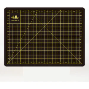 Heller 99010 Snijmat A4 - Zwart met Geel - 30x22cm Snijmat pas cher