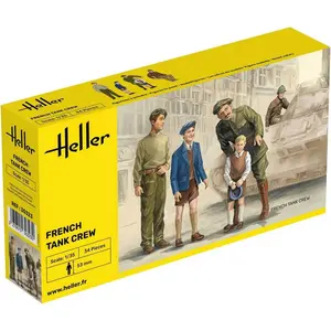 Heller Modelbouwpakket Militaire voertuigen - 30323 French Tank Crew - Figuren Plastic - 1:35 - Modelbouw pas cher
