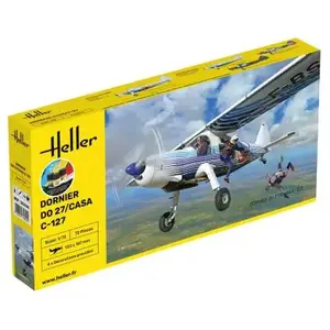 Comparateur de prix : Heller Maquette Avion : Starter Kit : Dornier Do27/Casa C-127-Heller