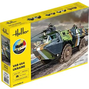 1:35 Heller 57130 VAB 4X4 Ukraine - Starter Kit Plastic Modelbouwpakke... pas cher
