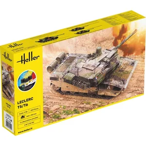 1:35 Heller 57142 Leclerc T5/T6 Tank - Starter Kit Plastic Modelbouwpakket pas cher