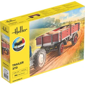 Heller Modelbouwpakket Militaire voertuigen - 57410 - 3 Tons Trailer -...Vendu parbol