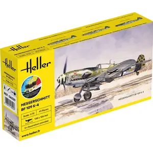 Comparateur de prix : 1:72 Heller 56229 Messerschmitt Bf 109 K-4 - Starter Kit Plastic Model...