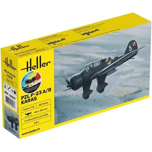 1:72 Heller 56247 PZL P-23 A/B Karas Plane - Starter Kit Plastic Model... pas cher