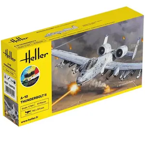 1:144 Heller 56912 A-10 Thunderbolt II - Starter Kit Plastic Modelbouw...