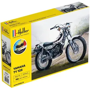 Non communiqué 1:8 Heller 56902 Yamaha TY 125 Bike - Starter Kit Plastic Modelbouwpakket pas cher