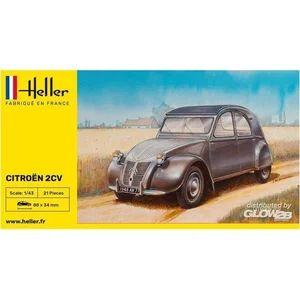 1:43 Heller 56175 Citroen 2 CV - Starter Kit Plastic Modelbouwpakket pas cher
