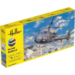 Comparateur de prix : Heller Maquette hélicoptère : Kit complet : SA 342 Gazelle