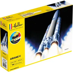 Non communiqué 1:125 Heller 56441 Ariane 5 Rocket - Starter Kit Plastic Modelbouwpakket pas cher