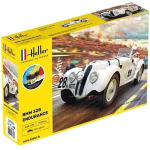 Non communiqué Maquette - HELLER - Citroën C4 - Matériaux mixtes - Rouge - XXième siècle pas cher