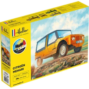 Heller Maquette voiture : Kit : Citroën Mehari (Version 1) aille Unique Coloris Unique pas cher